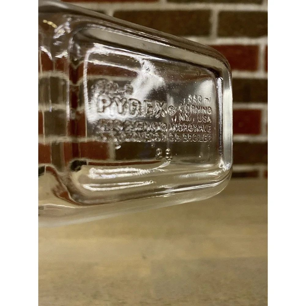 PYREX 501 B Dish & 501 C Clear Ribbed Glass Refrigerator Dish Replacement